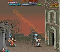 une photo d'Ã©cran de Tiger Road sur Arcade